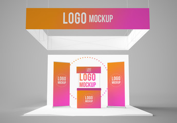 バーチャル展示会ブースのテンプレートイメージ