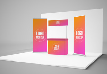 バーチャル展示会ブースのテンプレートイメージ