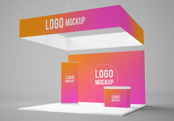 バーチャル展示会ブースのテンプレートイメージ